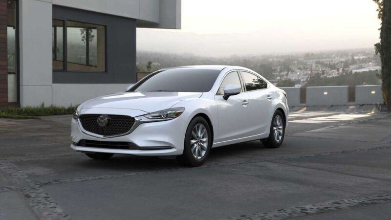 2021 mazda 6 sedan snowflake pearl white mica