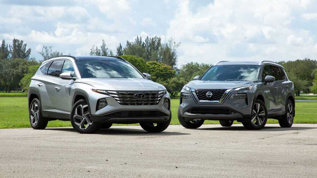 2022 hyundai tucson vs nissan rogue comparison