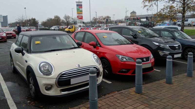 Beware leaving the car without a cover