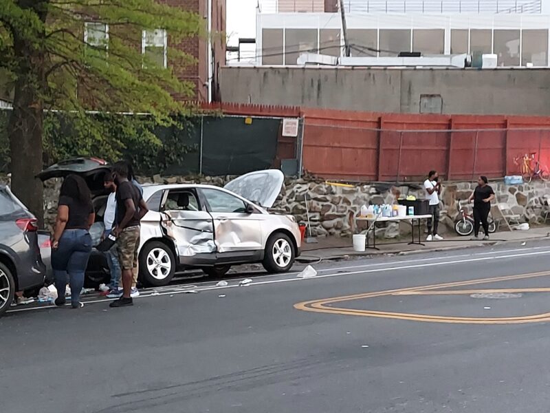 Washing a car leads to accidents