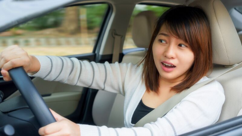 How do you deal with difficult situations while driving