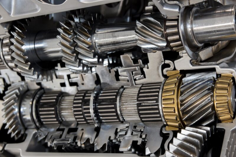 transmission cross section complex system multiple gears torque