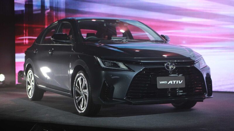 2023 Toyota Yaris Ativ Debuts As Sedan Version Of Small Hatchback