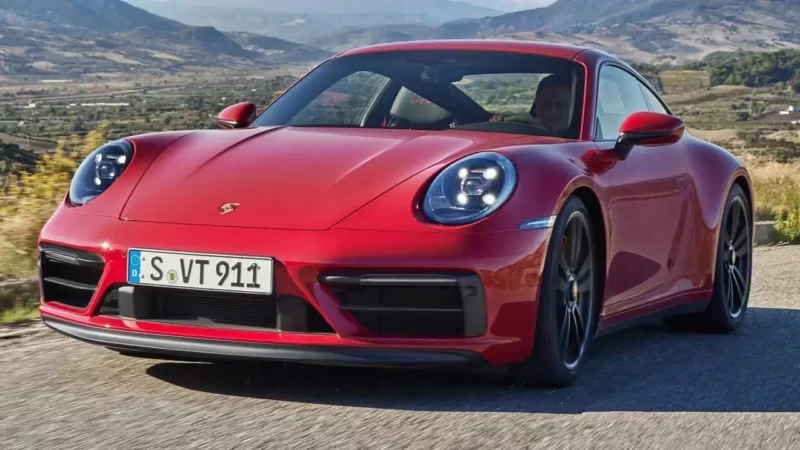 2022 porsche 911 carrera gts front 3 4
